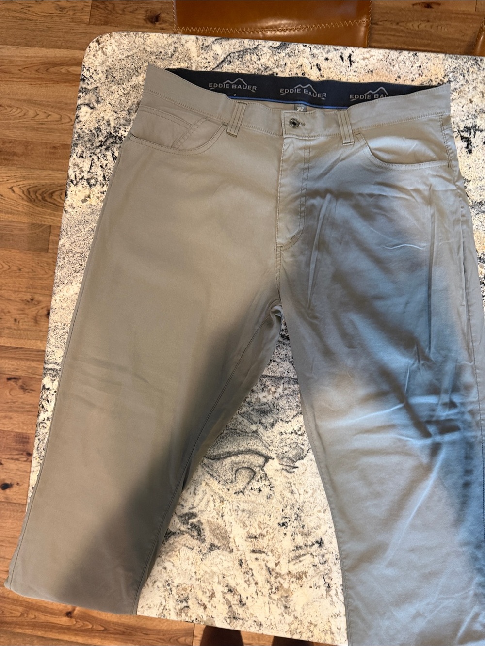 Eddie Bauer 38x34 Gray Men's Tech Pants